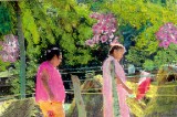 Women on Bridge, Mismolaya, Mexico